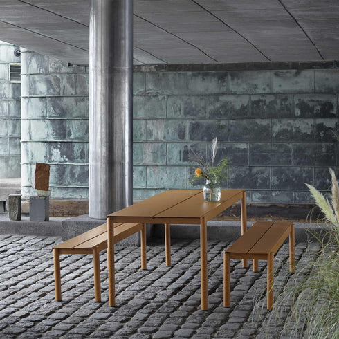 Linear Steel Outdoor Table 200x75cm